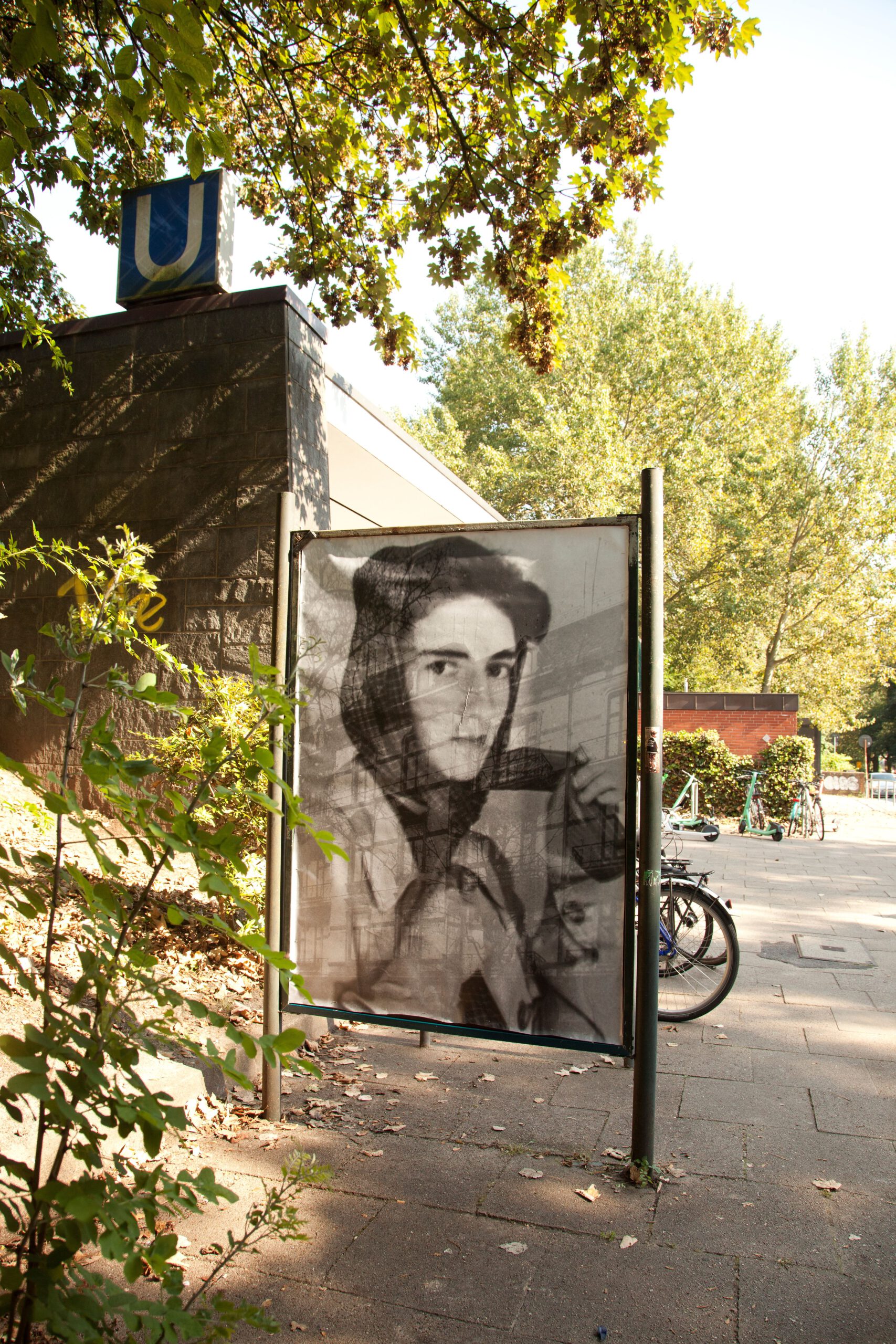 Ansicht von Marianne Rendsburg am U-Bahnhof Hammer Kirche